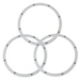 thumbnail image 4 of OUNONA 3Pcs Multi-function Turntable Rings Plastic Tray Holders Displaying Spice Tray Rollers, 4 of 8