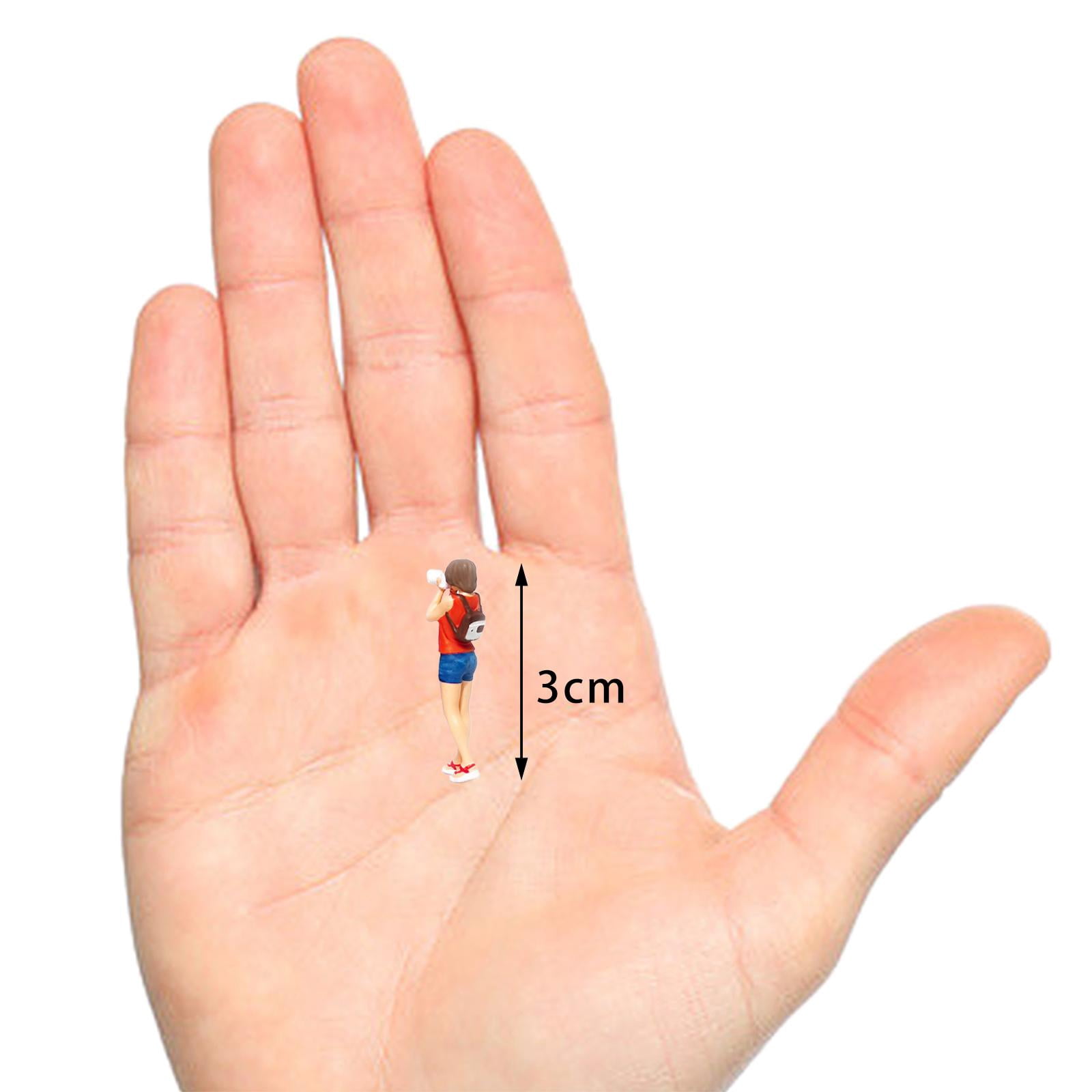 LeeQinersw 1/64 Miniature Scene Props Photography Props Motorcycle Figurines for Decoration Red