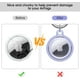 thumbnail image 4 of Air Tags-4 Pack Holder Waterproof Air Tags Holder Keychain for Apple Air tag Soft Airrtag Case for Dog Collar, Keys, Luggage, 4 of 4