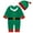 Green, variant on SYNPOS Baby Boy Girl Long Sleeve Romper Hat Christmas Santa Claus Cosplay Costumes