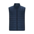 thumbnail image 7 of SGFCWSX Men's Padded Vest, Quilted Warmth Sleeveless Lightweight Windproof Casual Vest Navy S, 7 of 7