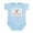 Sky Blue, variant on CafePress - Good Looking Korean Infant Bodysuit - Baby Light Bodysuit, Size Newborn - 24 Months