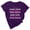 Purple#2, variant on Going Out Tops for Women,Womens Tops Short Sleeve Summer,Womens Work Tops Short Sleeve Out Blouse Breast Awareness Letter Print T-Shirt Tops In October