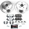 thumbnail image 3 of PowerStop Rear Z36 Truck & Tow Carbon-Fiber Ceramic Brake Pad and Drilled and Slotted Rotor Kit Fits: LEXUS TOYOTA Select Models K5333-36, 3 of 9