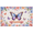 3A, variant on Yatrandify Colorful Design Butterfly Happy Birthday Banner Floral Pattern for Birthday Celebration Garden Party Kids Event