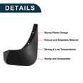 thumbnail image 3 of Guardas de barro únicas para Toyota Yaris 2006-2013, guardas contra salpicaduras delanteras y traseras con accesorios de montaje, 3 of 6