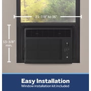 GE 6,000 BTU Window Air Conditioner for Rooms up to 250 Sq. Ft., Black