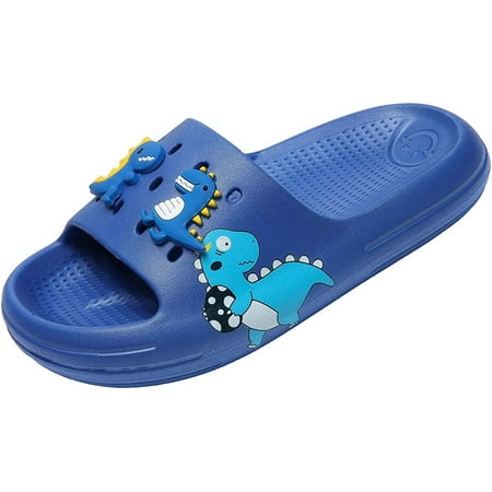 

Slide Sandals for Boys and Girls Anti-Slip Pillow Slippers Ultra Light Home Slippers Shower Summer Sandals Water Shoes (Little Kid/Big Kid)