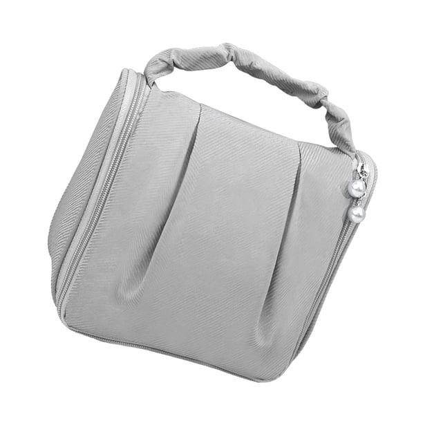 Bolsa de maquillaje Macarena multifuncional impermeable Organizador de cosméticos portátil Gris