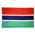 thumbnail image 1 of Drapeau Nyl-Glo Gambia de 4 Pi X 6 Pi, 1 of 1