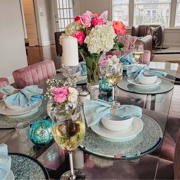 Sparkles Home Regent Round Crystal Charger