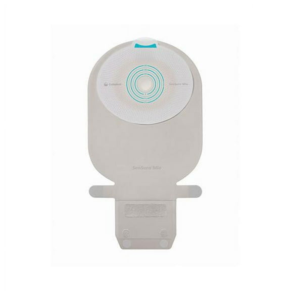 Mio 1-piece Easiclose Wide Outlet Drainable Pouch, No Filter, Maxi Transparent, Pre-cut 1" Part No. 10492 (10/box)