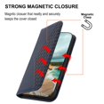 thumbnail image 5 of Case for Samsung Galaxy A53 5G, Magnetic Matte Premium PU Leather Stand Flip Cover with Card Slots and Wallet, Shockproof and Full Body Protection Compatible with Galaxy A53 5G - Blue, 5 of 10