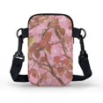 thumbnail image 2 of HELLHERO Crossbody Bag Trendy Polyester Lightweight Women 4.33x1.97x7.09 Casual Use, Pink Camo with Branches, 2 of 7