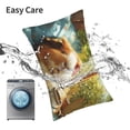 thumbnail image 6 of Salouo Lazy Home Style Guinea Pig Pattern Pillow Cases,1PC Pillow Covers with Envelope Closure Decorative Pillow Case for Bed Couch,Pillows Not Included-20"x30", 6 of 6