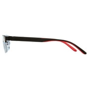 Ironman Rectangle Gunmetal Reading Glasses 1.25