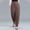 A01_Coffee, variant on pbnbp Capris for Women Casual Summer Plus Size Solid Basic Cotton Linen Ealstic Drawstring High Waisted with Pockets Capris