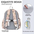 thumbnail image 5 of German Shepherd Dog and Flower Backpack for School,Cute School Bag,Schoolbag with Adjustable Shoulder Straps & Padded Back,13.4"x11"x4.7", 5 of 6