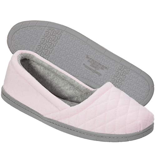 women's katie microfiber velour espadrille slipper