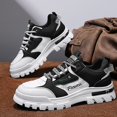 thumbnail image 4 of XIMIN Men's Non Slip Work Shoes - Lace Up Breathable Food Service Sneakers for Restaurant Kitchen Outdoor Hiking and Daily Work Shifts (White, 8.5), 4 of 7
