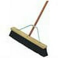 thumbnail image 2 of DQB Industries Push Broom Garage - Stiff Polypropylene Bristles, Wood Handle - 24 In. x 60 In. — Residential Use, Standard Application, 2 of 2
