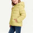 thumbnail image 6 of Lmnyox Kid's Puffer Coats Casual Thermal Long Sleeve Quilted Puffy Hooded Jackets Winter Outdoor Coats with Pockets, 6 of 8