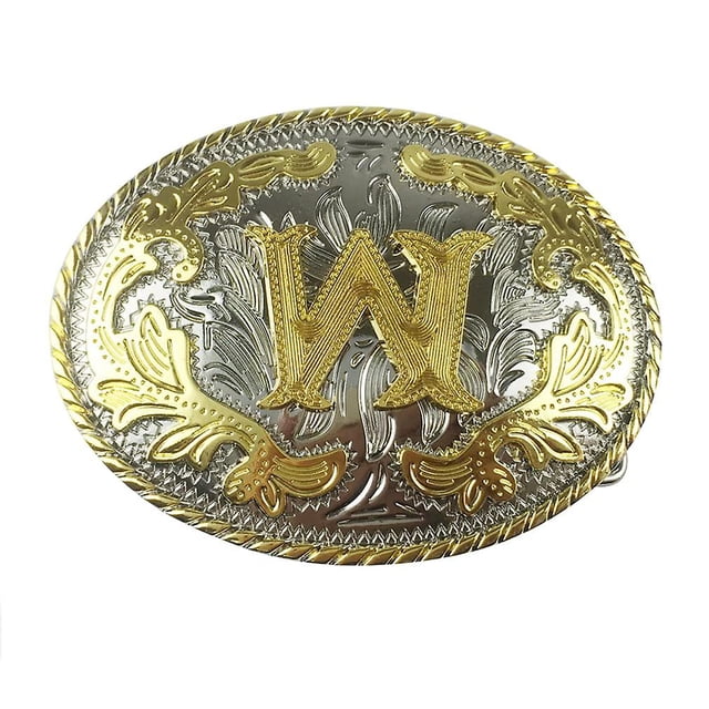 Hebilla de CINTURÓN WEIHJMXG PARA hombre tallada estilo vaquero vintage