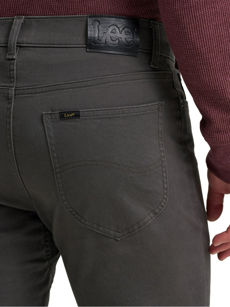 Lee Men's 5-Pocket Twill Pant - Walmart.com