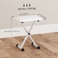 thumbnail image 3 of HOMCOM Banc de Piano Réglable, Tabouret de Piano Pliant en X, 3 of 10