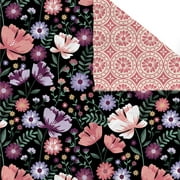 David Textiles, Inc. 42" Cotton Double-Faced Quilt Garden Bloom Sewing & Craft Fabric, By The Yard, Multi-Color