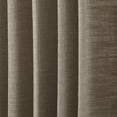 thumbnail image 4 of TWOPAGES Light Filtering Curtain 26 W X 96 L Inches Grommet Drape Linen Blend Window Treatment for Bedroom, 1 Panel, Oak, 4 of 6