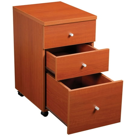 Fluted Cherry Pedestal - Box/Box/file Pedestal, 16