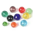 thumbnail image 2 of U8MO Round Disco Ball 6mm 8mm 10mm 12mm 96 Facets Faceted Crystal Glass Loose Beads-Lake Blue-12mm 10pcs, 2 of 6