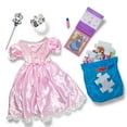 thumbnail image 5 of Melissa & Doug Princess 3-in-1 Deluxe Collection Themed Gift Set – Costume Role Play, Puzzle, Water WOW! - FSC Certified, 5 of 10