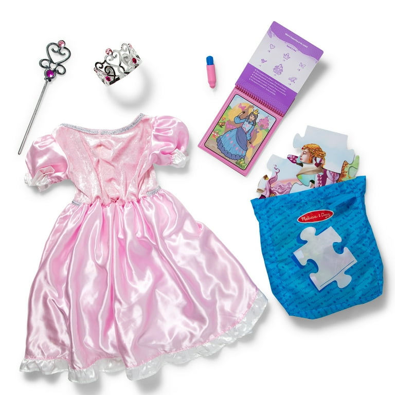 Melissa & Doug Set Pastelli A Cera A Forma Di Principessa, 12 Pezzi In Custodia Da Viaggio – Giocattolo Creativo Per Bambini