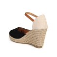 thumbnail image 3 of Refresh DI93 Women Mix Media Cap Toe Ankle Strap Espadrille Wedge, 3 of 6
