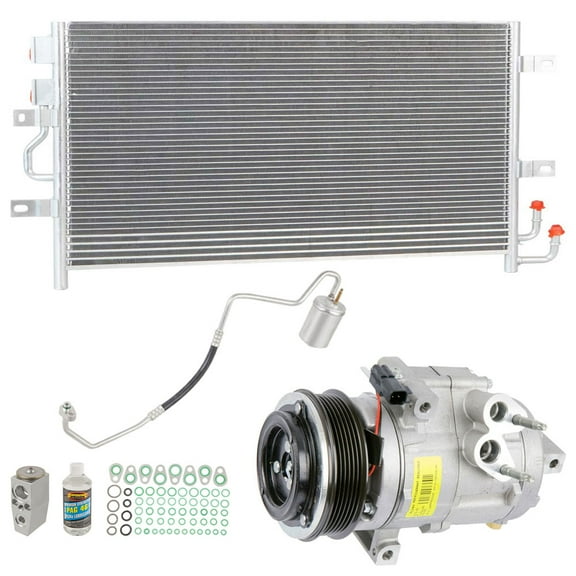 For Ford Flex Lincoln MKT EcoBoost A/C Kit w/ AC Compressor Condenser Drier - BuyAutoParts