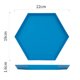 thumbnail image 2 of Bandeja de almacenamiento de escritorio poligonal, compota Hexagonal de Metal rombo geométrico, 2 of 5