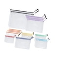 thumbnail image 4 of 26 bolsas de malla con cremallera, impermeables, multiusos, para cosméticos, maquillaje, archivos, organizador de almacenamiento de PVC para organizar, 4 of 8