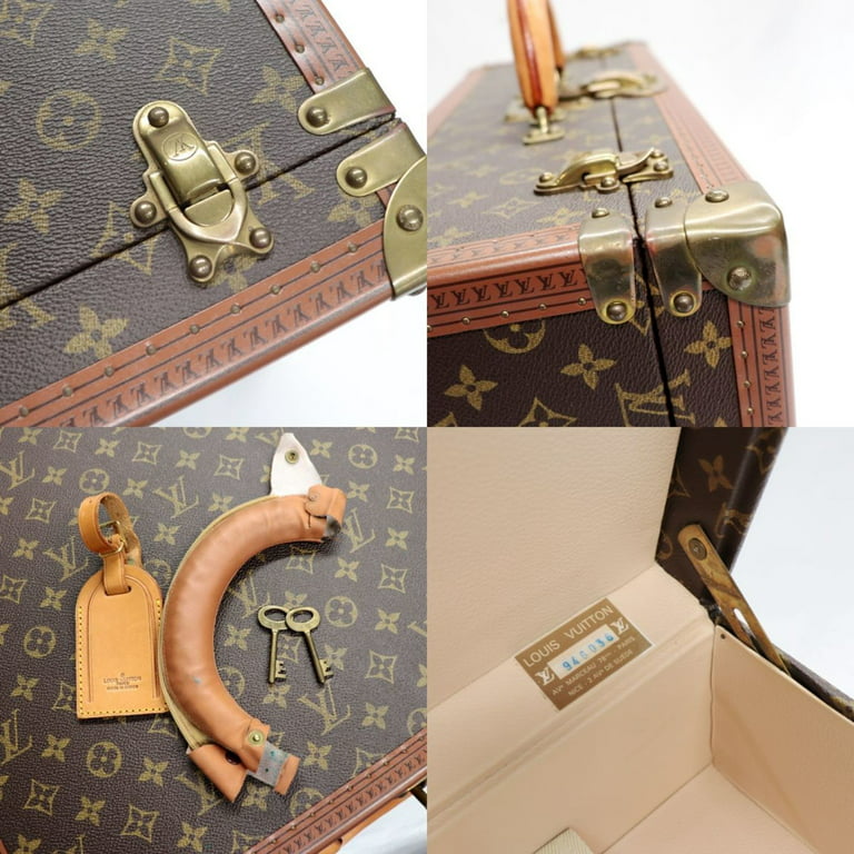 Louis Vuitton Monogram Vintage Vanity Trunk Bag Brown