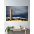 thumbnail image 2 of The Naze Tower Under Stormy Skies Poster Wall Art, Modern Wall Decor For Living Room Bedroom, 8x12 UNFRAMED, 2 of 3