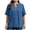 bleu, variante sur Ixbnca T-Shirts d'Été pour Femmes Grande Taille à Manches Courtes Décontractés T-Shirts Légers Amples pour Femmes Blouses
