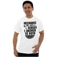 thumbnail image 4 of Mechanic Or Genius Sarcastic Humor Men's Graphic T Shirt Tees Brisco Brands X, 4 of 4