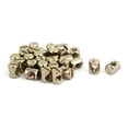 thumbnail image 1 of Tuercas de barril ranuradas de zinc amarillo M5x10mm de Unique Bargains 30Pcs, 1 of 3