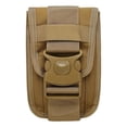 thumbnail image 1 of Tarjetero informal, monedero para llaves, funda protectora, monedero de nailon caqui oscuro, 1 of 6
