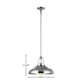 thumbnail image 3 of PD344014PNGO-Alora Lighting-Palmetto - 1 Light Pendant-11.63 Inches Tall and 14.5 Inches Wide-Polished Nickel Finish, 3 of 3