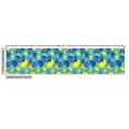 thumbnail image 3 of Fruit Upholstery Fabric by the Yard, Lemons and Leaves Pattern in Cartoon Style on Background Geometric Shapes, Decorative Fabric for DIY and Home Accents, Yellow and Multicolor by Ambesonne, 3 of 5