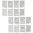 thumbnail image 1 of CUITING 24 Sheets Painting Template Numbers Sidewalk Chalk Stencils Geometric, 1 of 1