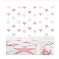 thumbnail image 1 of Nvzi Paquete de 2 guirnaldas de estrellas con purpurina de 13 pies, decoración de banderines colgantes brillantes, bodas, cumpleaños, festivales, fiestas, decoraciones, pentagrama rosa, 1 of 4