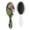 White-917, variant on Vintage Mushroom Hair Brush, Botanical Woodland Mushroom Detangling Paddle Brush with Whimsical Fairy Tale Cottagecore Fungi Print, Soft Cushion Brush for All Hair Types